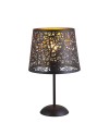 SOBREMESA GRASSE  NEGRO-ORO 1 X 60W E-27