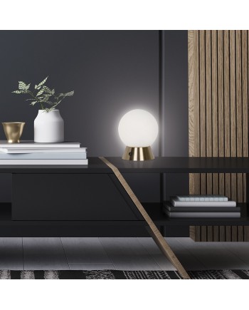 SOBREMESA BEN CRISTAL OPAL 1 X 40W E-14