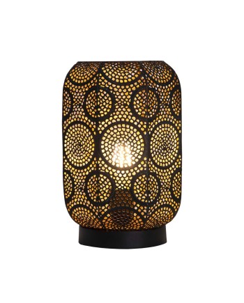 SOBREMESA BISBE NEGRO ORO 1 X 60W E-27