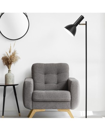 PIE SALON LUMIERE NEGRO 1 X 60W E-27