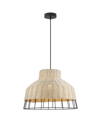 COLGANTE YADA METAL - RATÁN 1 X 60W E-27