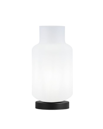 SOBREMESA BABEL NEGRO -OPAL 1 X 60W E-27