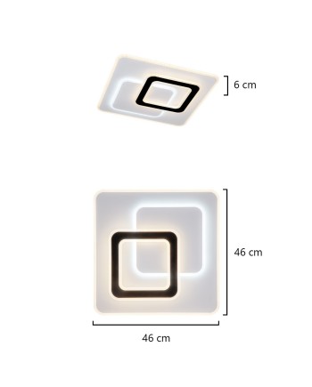 PLAFON LED LORIA LED 40W 4560LM 3000-6500K