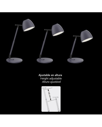 FLEXO LED FOSTER GRIS OSCURO LED 8W 580LM