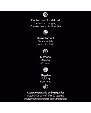 FLEXO LED NELSON PLATA LED 10W 450LM