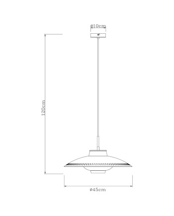 COLGANTE 1L LECARBU  1 X 60W E-27