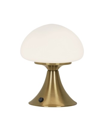 SOBREMESA MAGRIT LATÓN-OPAL 1 X 25W G-9