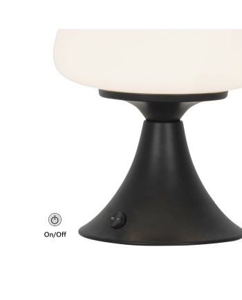 SOBREMESA MAGRIT NEGRO-OPAL 1 X 25W G-9