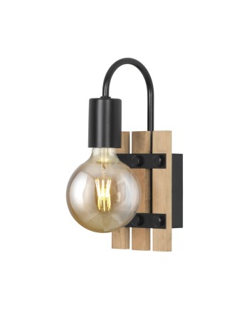 APLIQUE 1L MILTON MADERA 1 X 60W E-27