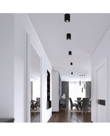 DOWN LIGHT SILOS NEGRO 1 X 25W GU-10