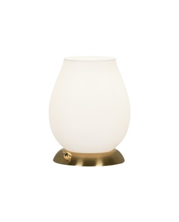 SOBREMESA TALES LATÓN-OPAL 1 X 40W E-14