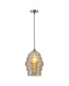 COLGANTE AMBER CRISTAL AMBAR 1 X 60W E-27