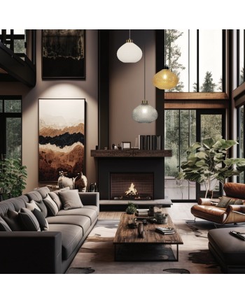 COLGANTE 28 FLORE OPAL MATE