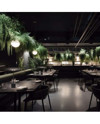 SOBREMESA FREYA NEGRO  LED 3W 20-30LM 3000K