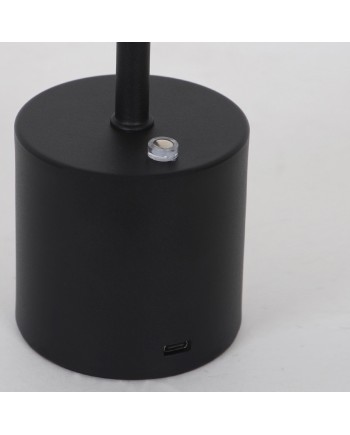 SOBREMESA FREYA NEGRO  LED 3W 20-30LM 3000K