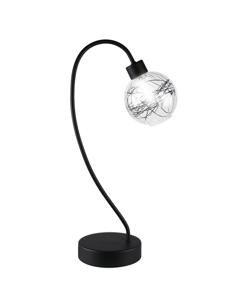 SOBREMESA ROLO NEGRO 1 X 40W G-9