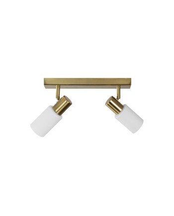 REGLETA 2L SAMBA LATÓN 2 X 40W E-14