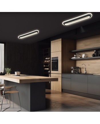 PLAFON LED SOLOMON NEGRO LED 38W 2650LM 4000K