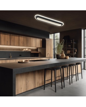 PLAFON LED SOLOMON NEGRO LED 38W 2650LM 4000K