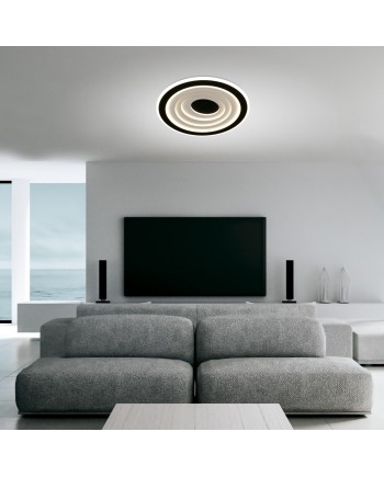 PLAFON LED CASTEDU BLANCO/NEGR LED 123W 6022LM 3000-6000K