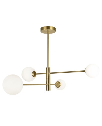 LAMPARA 4L. COSMICA LATÓN 4 X 28W G-9