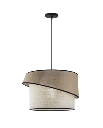 COLGANTE ELIAN MARRÓN-BEIG 1 X 60W E-27