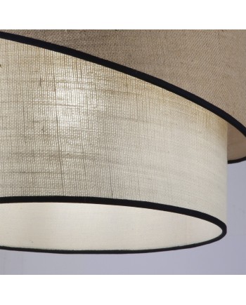 COLGANTE ELIAN MARRÓN-BEIG 1 X 60W E-27