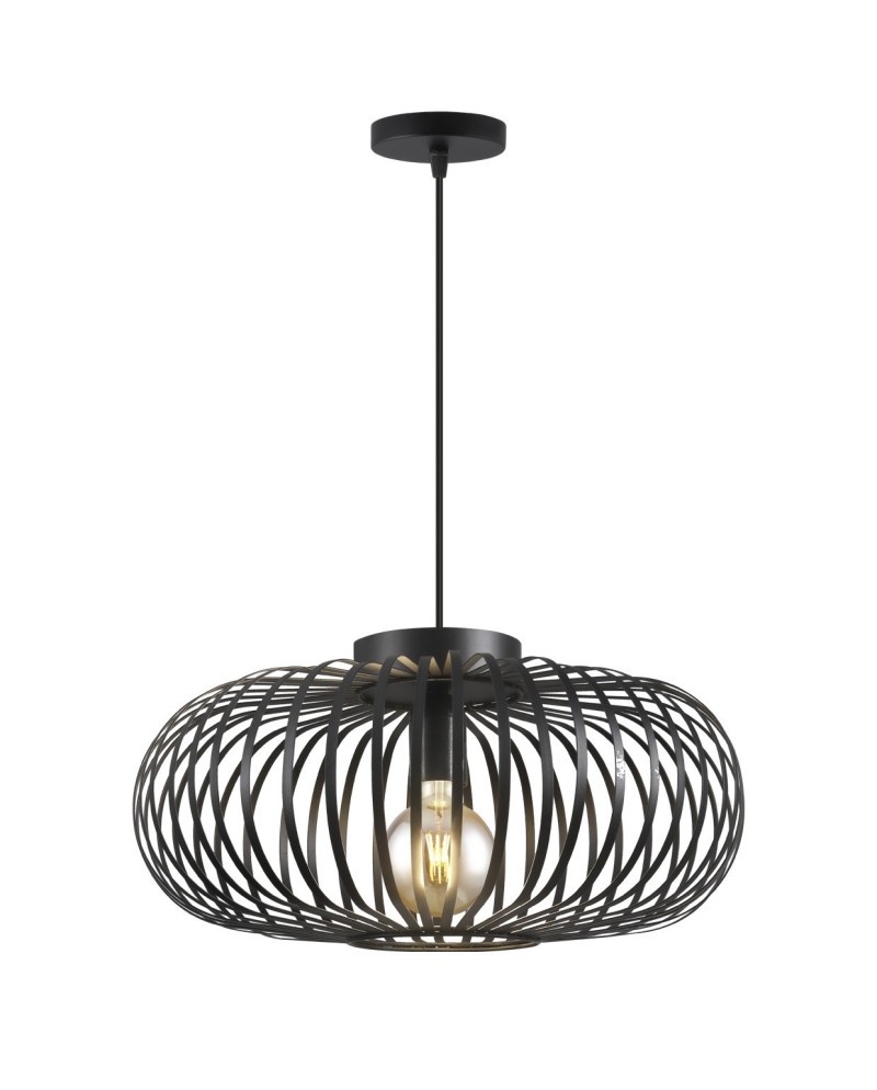 COLGANTE LANTANA NEGRO 1 X E-27