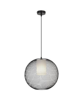 COLGANTE MALFA BLANCO/NEGRO 1 X 60W E-27