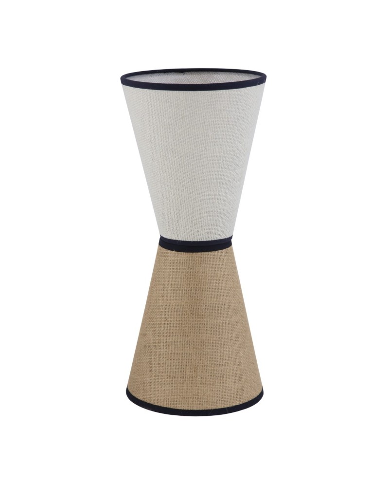 SOBREMESA PARNASO BEIG-TOSTA 1 X 60W E-27