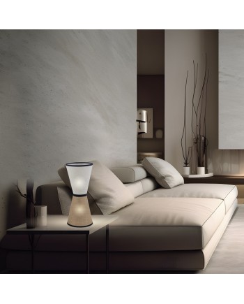 SOBREMESA PARNASO BEIG-TOSTA 1 X 60W E-27