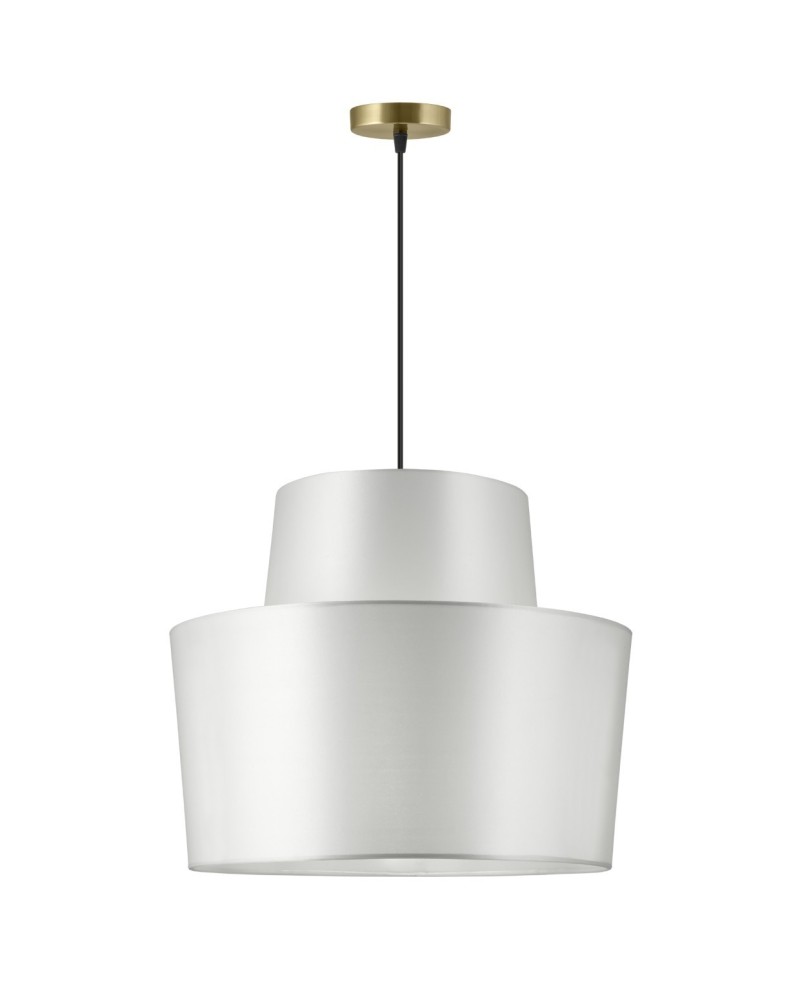 COLGANTE SAVOY LATÓN DOBLE PAN 1 X 60W E-27 - XP021