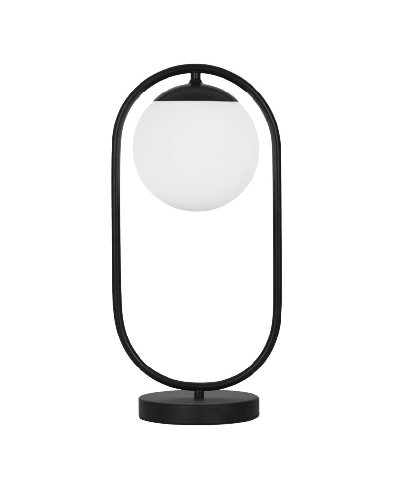 SOBREMESA RENZO NEGRO 1 X 60W E-27