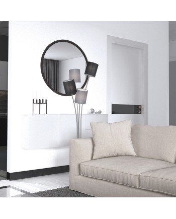 PIE SALON 4L. SEBASTIEN 4 X 40W E-14-PANT. NEGRA/GRIS