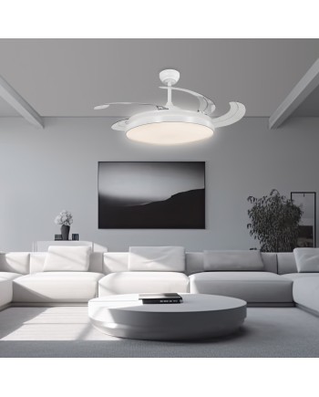 VENTILADOR HENRY XXL BLANCO 60CMS  5 PALAS