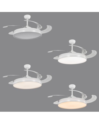 VENTILADOR HENRY XXL BLANCO 60CMS  5 PALAS