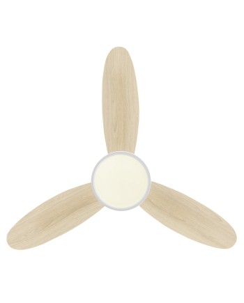 VENTILADOR MAHON MADERA CLARA 107CM 3 PALAS