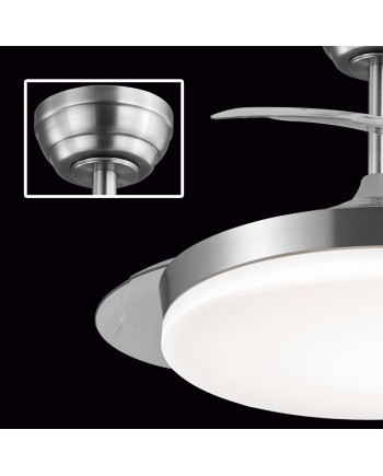 VENTILADOR MINI MALTA NIQUEL 40 CM 3 PALAS