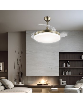 VENTILADOR MALTA CUERO 50 CM 3 PALAS