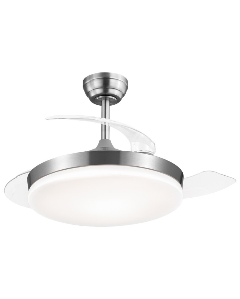 VENTILADOR MALTA NIQUEL SATINA 50 CM 3 PALAS