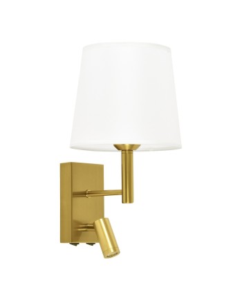 APLIQUE ARLA LATÓN 1 X E-27 + LED 3W 300LM 4000K