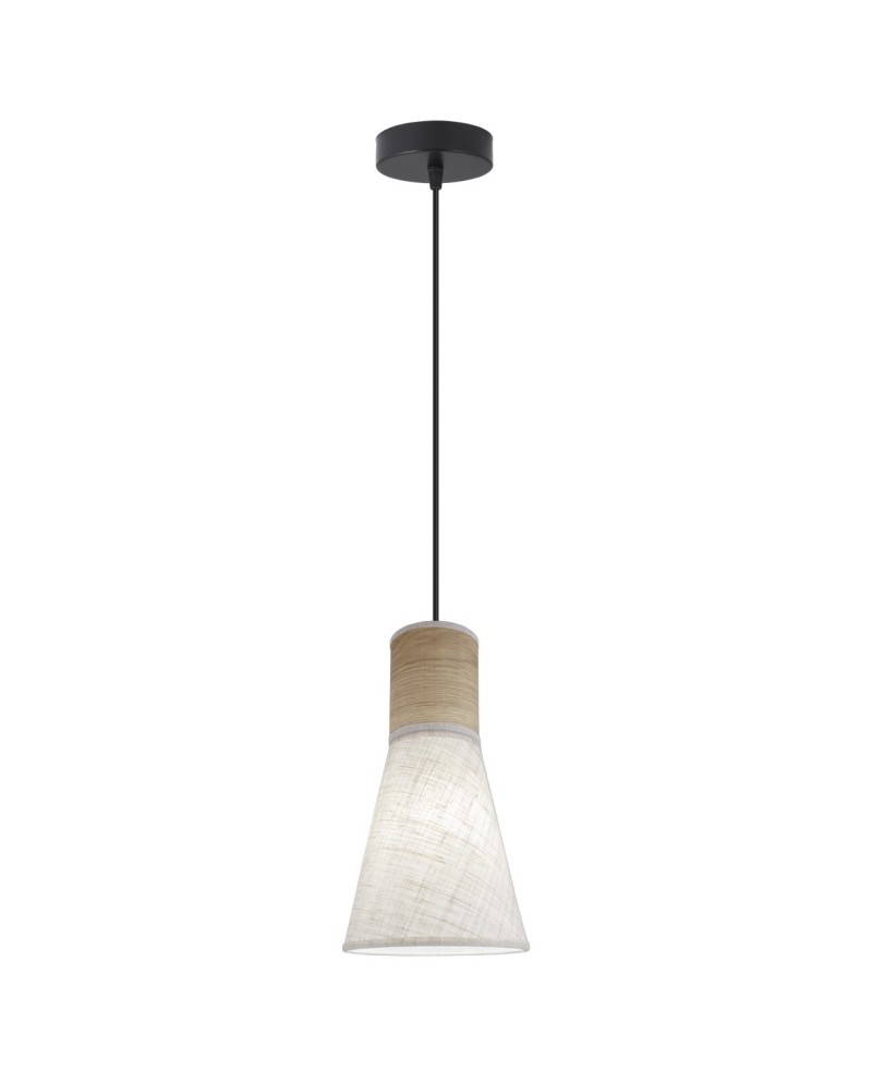 COLGANTE BARROS LINO TOSTADO 1 X 60W E-27