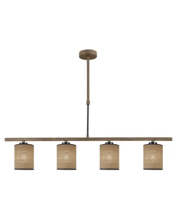 BARRA 4L BERTA NEGRO- MADERA 4 X 60W E-27