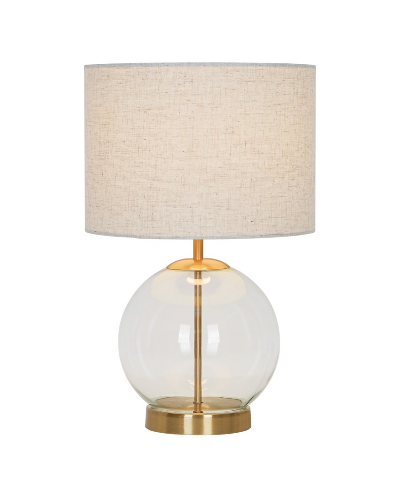 SOBREMESA CARPARI LATÓN CRISTA 1 X 60W E-27