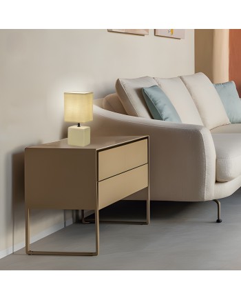 SOBREMESA GLEN AMARILLO 1 X 40W E-14