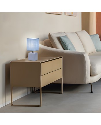 SOBREMESA GLEN AZUL 1 X 40W E-14