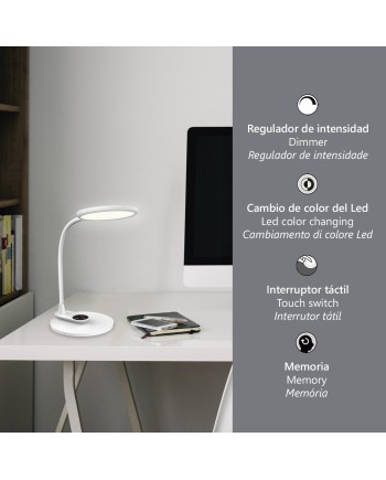 FLEXO LED EDGAR BLANCO LED 9W 530LM 3000-3800-5700K