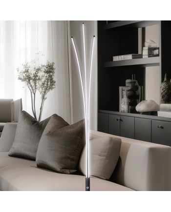 PIE DE SALON ELAZ NEGRO LED 18W 1440LM 4000K