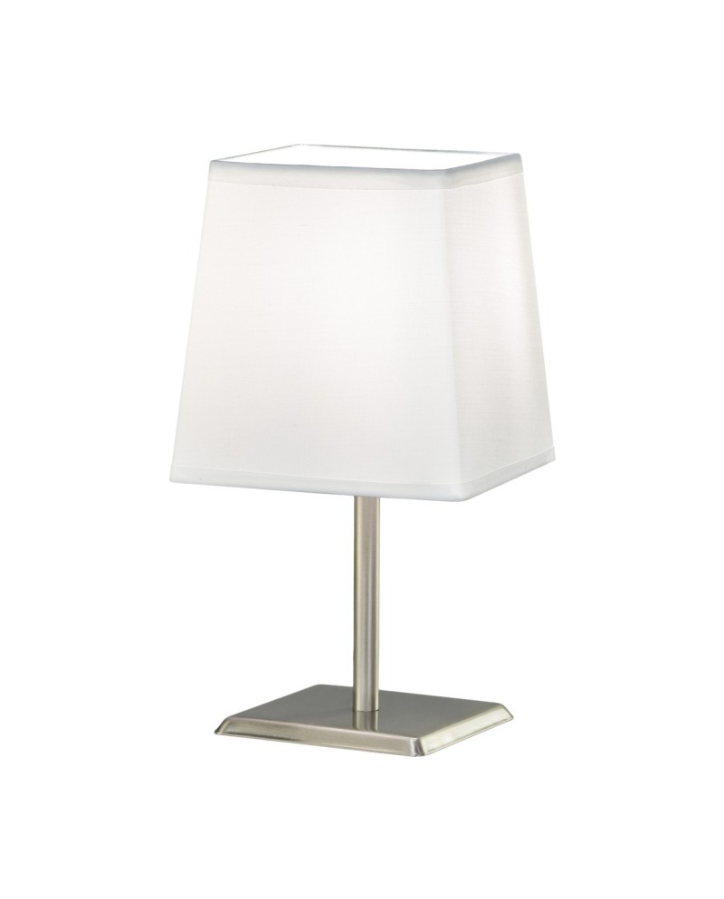 SOBREMESA FOX NIQUEL SATINADO 1 X 40W E-14