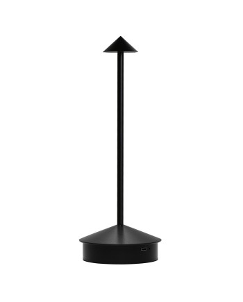 SOBREMESA GRAM NEGRO LED 3W - BATERIA RECARGABLE